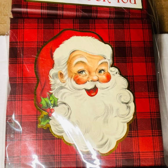 Punch Studio 3 Decorative Keepsake Gift Card Boxes Christmas Box 23705 Santa - Picture 3 of 5